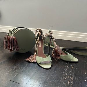 Sage Charles and Keith Heels and Bag